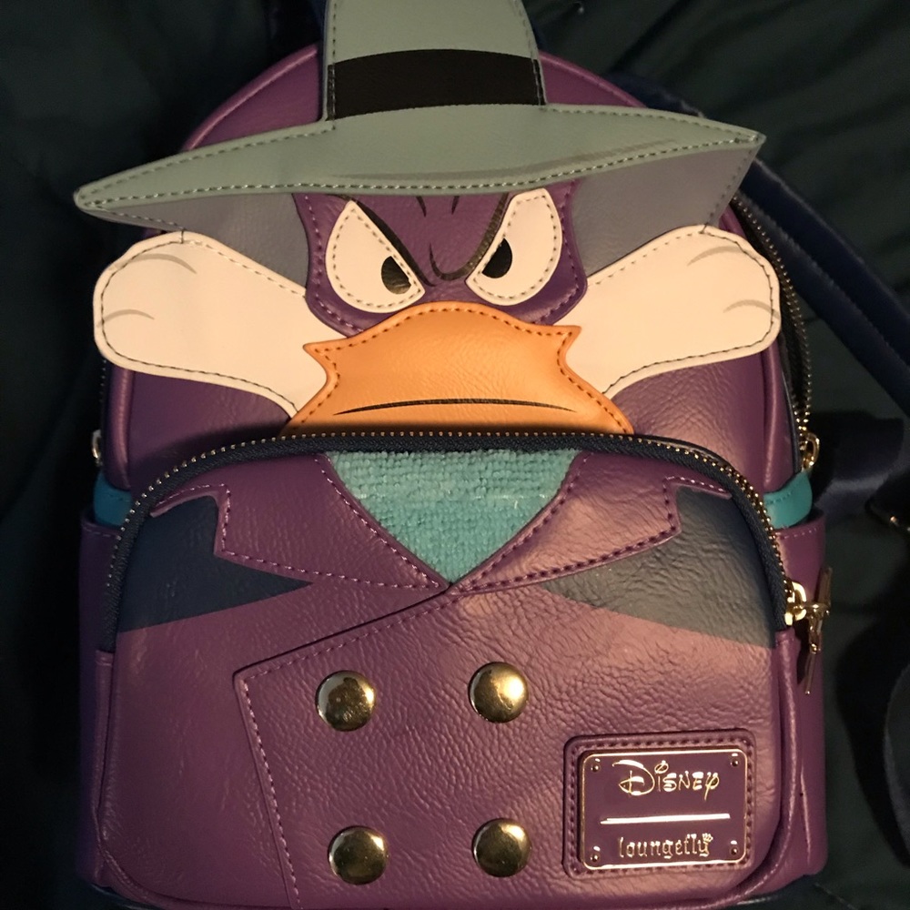 Disney Afternoon Darkwing Duck Loungefly Mini Backpack